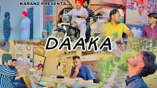 ਡਕੈਤੀ • Daaka • New Punjabi Short Movie 2022 • Punjabi Films • Karanz [upl. by Sahc]