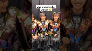 BABYMETAL MoaMetal practicing her English 🥹🔥🔥 babymetal electriccallboy FOXFEST ratatata [upl. by Rausch]