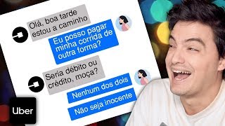 CONVERSAS DE UBER MAIS ENGRAÇADAS 10 [upl. by Aihsemak]