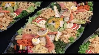 salade royale decoration ابهري ضيوفك بتحضي السلطة الملكية اللذيذة بطريقة تزيين مختلفة [upl. by Matthiew]