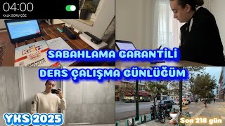 SABAHLAMA GARANTİLİ YKS DERS ÇALIŞMA GÜNLÜĞÜM  UFAK BİR TATİL VLOG’U yks yks2025 yks25 [upl. by Shore952]