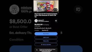 Would you pay this much money for Mario Kart 64 fyp shorts nintendo gaming ebay [upl. by Riess]