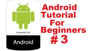 Android Tutorial for Beginners 3  Building Your First Android App Hello World Example [upl. by Enaej]