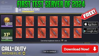 NEW COD Mobile Test Server Update  Codm Test Server 2024  CODM Test Server 2024 [upl. by Akinam]