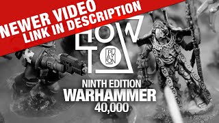 9th Edition Warhammer 40k for Beginners Past edition of 40k [upl. by Emera865]