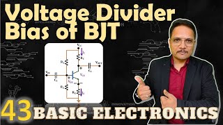 Voltage Divider Bias of BJT Basics Circuit Parameters Example amp Stability Explained [upl. by Enahpets]