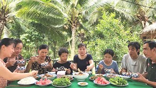 Thịt Vịt Kho Tàu Món Ngon Tự Chế Chấm Rau Muống Vườn Bóp Gỏi Khỏi Chỗ Chê  TKQ amp Family T1664 [upl. by Enilatan]