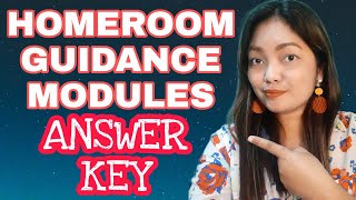 HOMEROOM GUIDANCE ANSWER KEY [upl. by Aiekam]