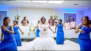 BEST BRIDEMAIDS CONGOLESE WEDDING ENTRANCE EVER 🔥  MICHIGAN [upl. by Airreis401]