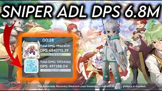 Ragnarok Origin  SNIPER ADL BUILD DPS 68M PVE [upl. by Zwick]