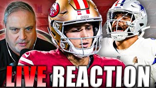 LIVE Reaction 49ers HUGE Win vs Cowboys  Post Game Show [upl. by Zetta344]