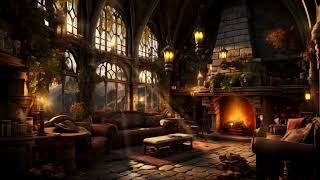 Soft Piano with Fireplace  Vintage Ambience Sound to Study Relax Sleep [upl. by Weitzman]