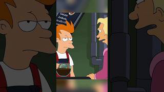 Fry works as a barista ☕️😒 shorts futurama movie [upl. by Vipul518]