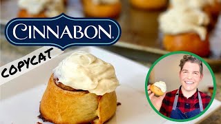 Cinnabon Cinnamon Roll Copycat  Restaurant Recreation  Recipe Test Review [upl. by Yrolam930]