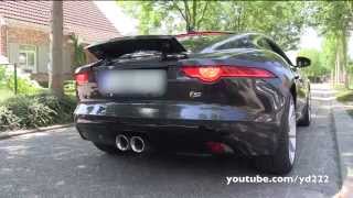 Jaguar F Type V6 S Coupe  Onboard accelerations and revs [upl. by Bilac]