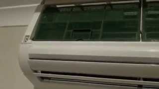 Mitsubishi Air conditioner How to Remove Air Filter and Clean Air Vent [upl. by Levona974]