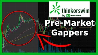 How to Find PreMarket Gappers on TD Ameritrade Thinkorswim [upl. by Spark]