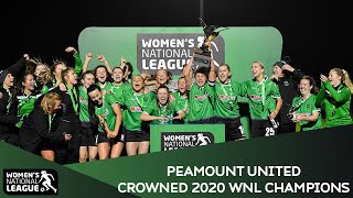 Peamount United crowned 2020 WNL champions [upl. by Aimac899]