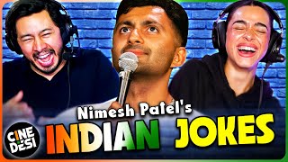 Indian Jokes Only Stand Up Comedy Reaction  NIMESH PATEL [upl. by Aihsemat]