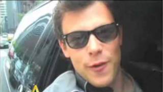 Cory Monteiths Glee Video Diary [upl. by Funch196]