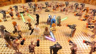 LEGO Geonosis Arena Escape STAR WARS Brickfilm [upl. by Canon]