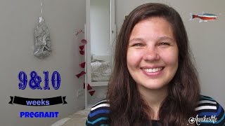 First Time Pregnancy 9 amp 10 Weeks Update [upl. by Ahsetra]