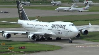 HD Iron Maidens Ed Force One departing from Zurich Airport  04062016 [upl. by Johst]