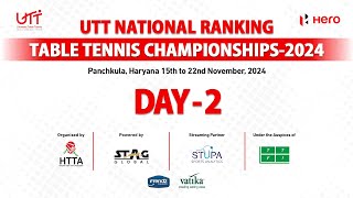 Day2 T1  Evening  UTT National Ranking Table Tennis Championship24 Panchkula  Powered by STUPA [upl. by Ydnyl]