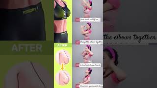 Best Exercises To Reduce Breast Fat FAST Naturally Easily Lose Breast short fitness genesisyoga [upl. by Heyde]