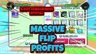 Trading Montage 30  🔥 MASSIVE FLIP PROFITS 🔥 TITANIC PARTY CAT💎 Pet Simulator 99  Roblox [upl. by Omissam917]