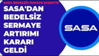 TEMETTÜ VERMEYECEĞİZ BU ORANDA BEDELSİZ YAPACAĞIZ DEDİLER REEDER VE SASA HİSSEDARLARI İZLESİNLER🚀 [upl. by Annerb]