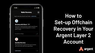 How to Setup Offchain Recovery in Your Argent Layer 2 Account [upl. by Philipa]