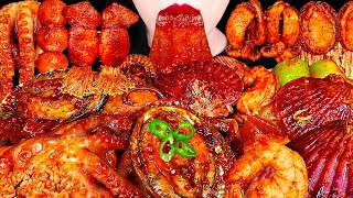 ASMR SPICY SEAFOOD OCTOPUS SQUID CRAB LOBSTER 매콤한 해물찜 모음집 COMPILATION EATING SOUNDS MUKBANG 먹방 [upl. by Novahs]