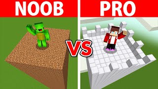 Minecraft NOOB vs PRO SAFEST SECURITY TOWER BUILD CHALLENGE [upl. by Rodina]