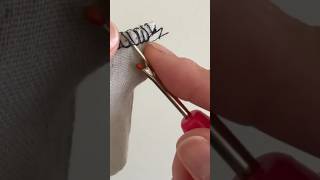 Easy way to remove serger stitches sewing sewinghacks sew [upl. by Gnof]