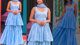 सिर्फ 1मीटर कपड़े से बनाये Peplum Kurti  Easy Kurti Cutting and Stitching [upl. by Annoyt410]