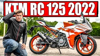 KTM RC 125CCM 2022 MOTORRAD TEST [upl. by Kyrstin729]