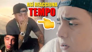 Residente  La Cátedra  VIDEO REACCIÓN Así reacciona Tempo [upl. by Aidiruy]