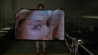 flexible LED curtain screen [upl. by Nylessoj]