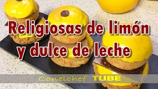 Religiosas con crema de limón y chantilly de dulce de leche [upl. by Charlot]