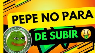 PEPE COIN LA CRIPTOMONEDA DEL MOMENTO SIGUE HACIENDO A MUCHOS MILLONARIOS NOTICIA CRIPTOMOMEDAS HOY [upl. by Fey]