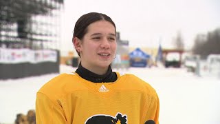 Warroad girls hockey at Hockey Day Minnesota [upl. by Gunter]