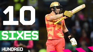 10 SIXES 🤯  Livingstone Launches Team Into Final With Awesome Batting  The Hundred 2021 [upl. by Lseil]