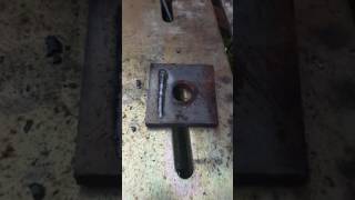 Harbor freight 225 stick welder practice [upl. by Hizar]