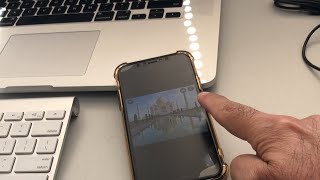 How to share photos between iPhone and MacBook using gestures 🤫 [upl. by Desdemona635]