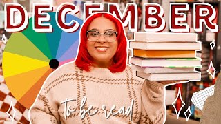 spinner wheel chooses my december tbr 🎄❄️🎁  books clubs christmas reads and vlog plans [upl. by Hanschen249]