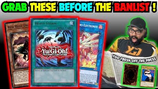 URGENT GRAB THESE YUGIOH CARDS BEFORE THE BANLIST HITS [upl. by Nahij]