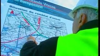 Début du chantier du TGV Est [upl. by Ekalb]