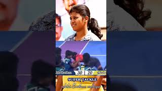 super tackle 💥shortsfeed shortsviral shortsyoutube shorts kabaddi women virtualyoutuber [upl. by Atinid]