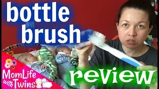 TOMMEE TIPPEE BOTTLE BRUSH REVIEW  MOMS EXPERIENCE [upl. by Nomzaj]